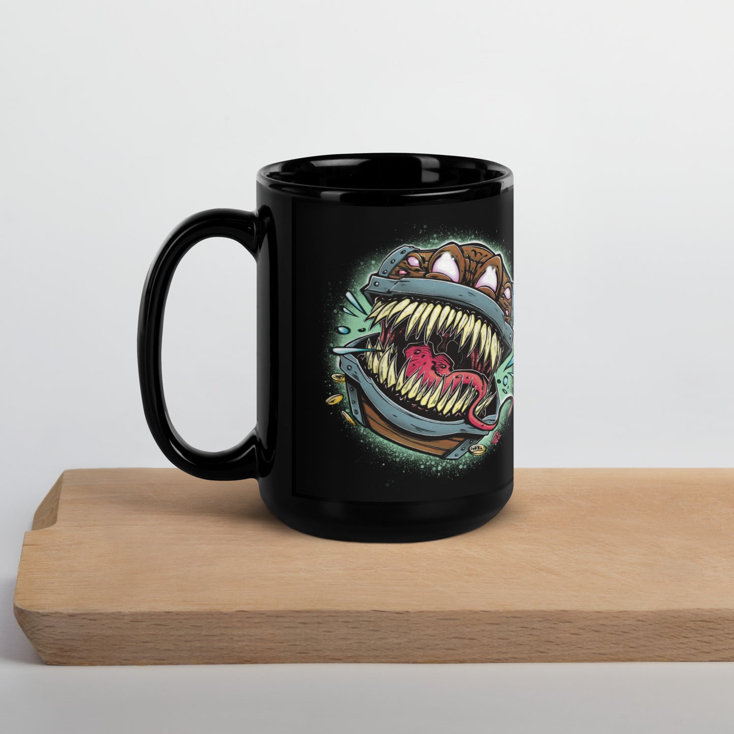 “I should have checked” Black Glossy Mug