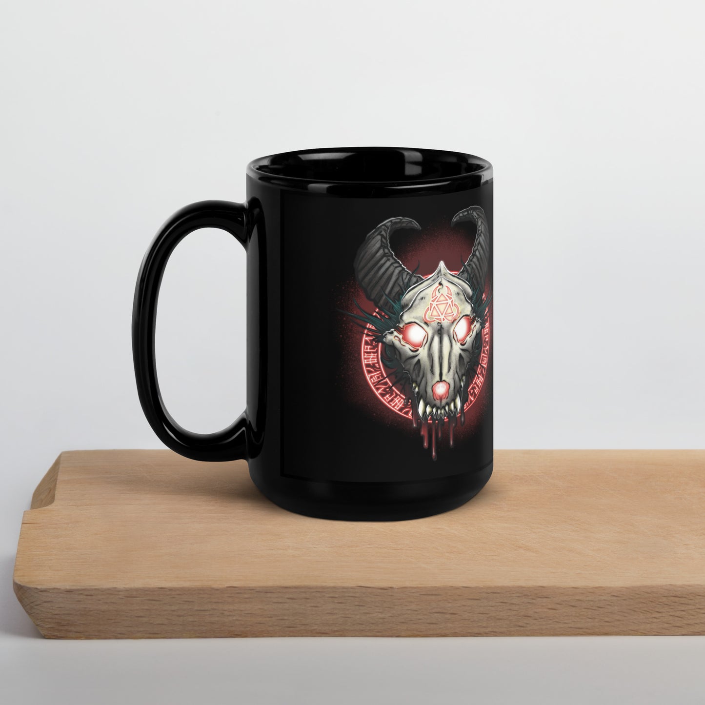 Blood Magic Black Glossy Mug