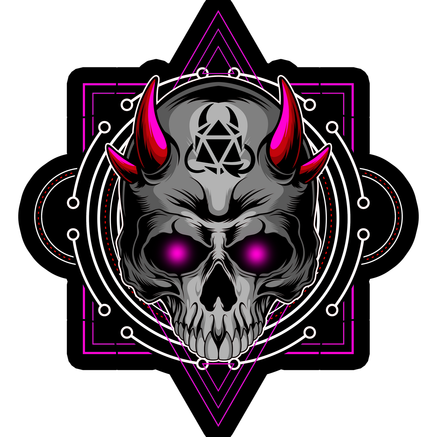 Demon Skull Geometric Pack